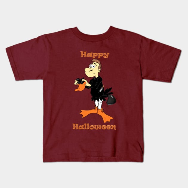 Happy halloween Kids T-Shirt by KJKlassiks